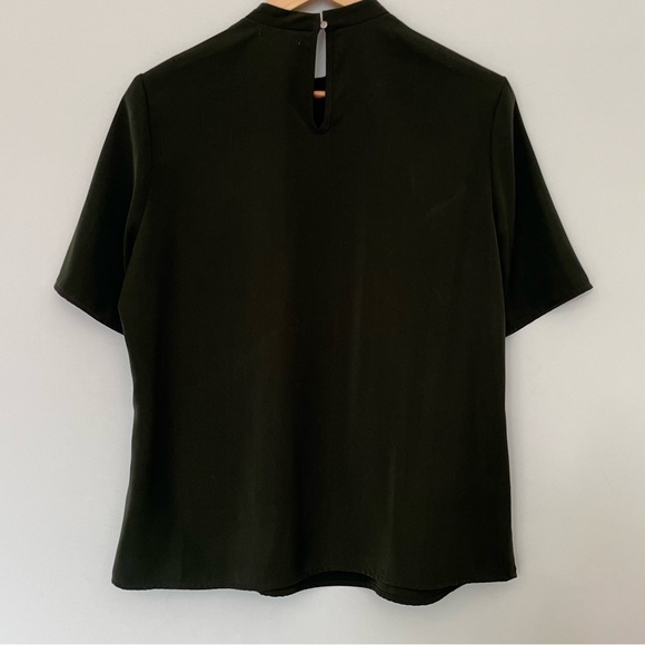 Vintage Olive Green Blouse - Picture 6 of 12